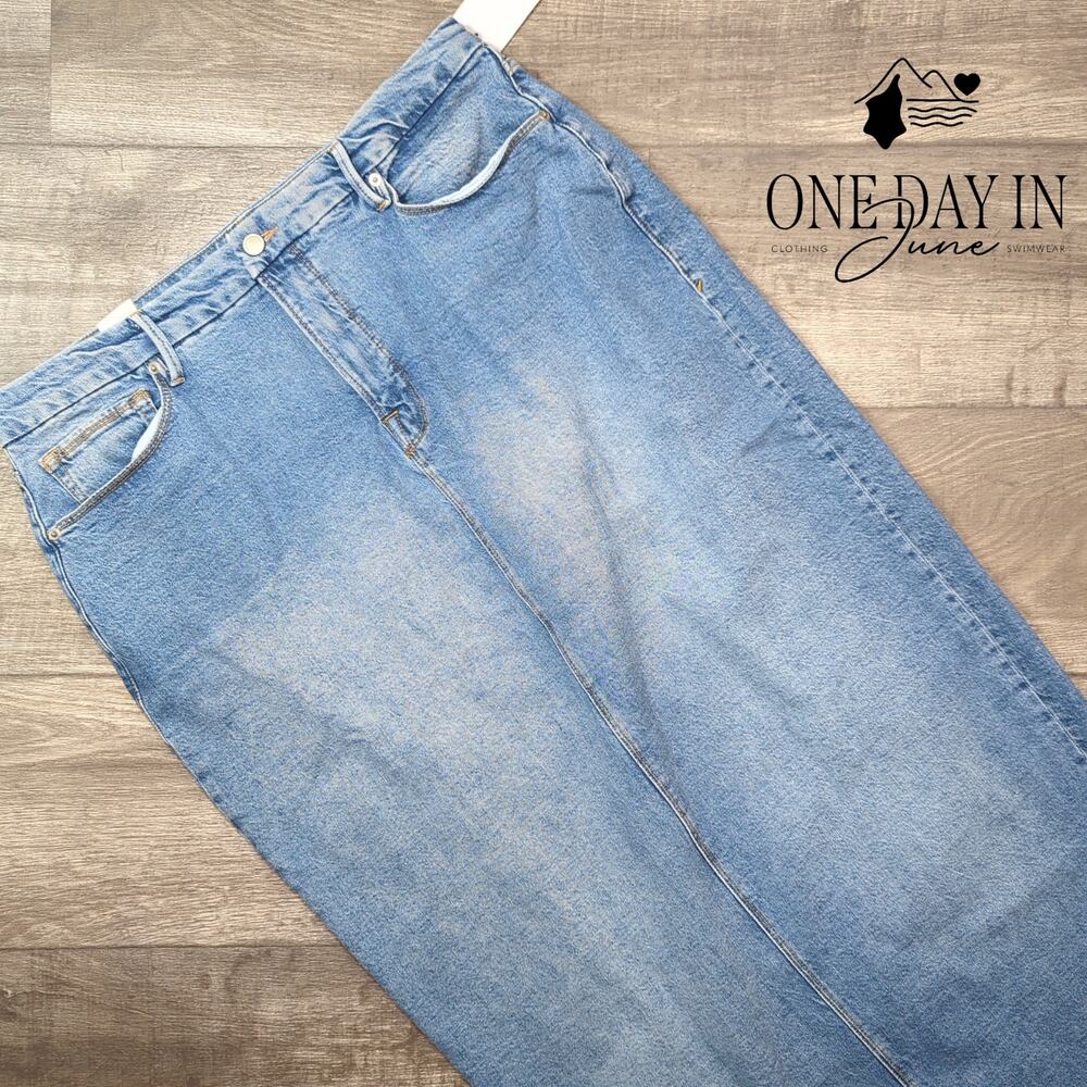 Good American Denim Maxi Skirt Size 15/16